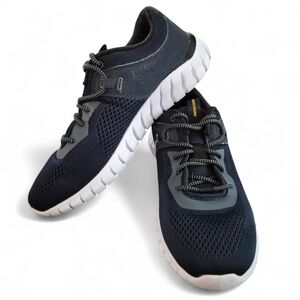 Skechers Mens Casual Lace Up Trainers Ryniss Size 9.5 Nacy/Black